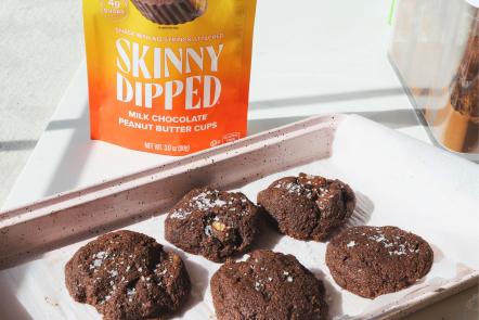 Gluten-Free Chocolate Peanut Butter Cup Cookies