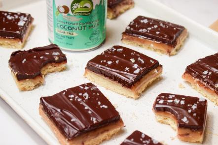 Vegan Millionaire Shortbread Bars