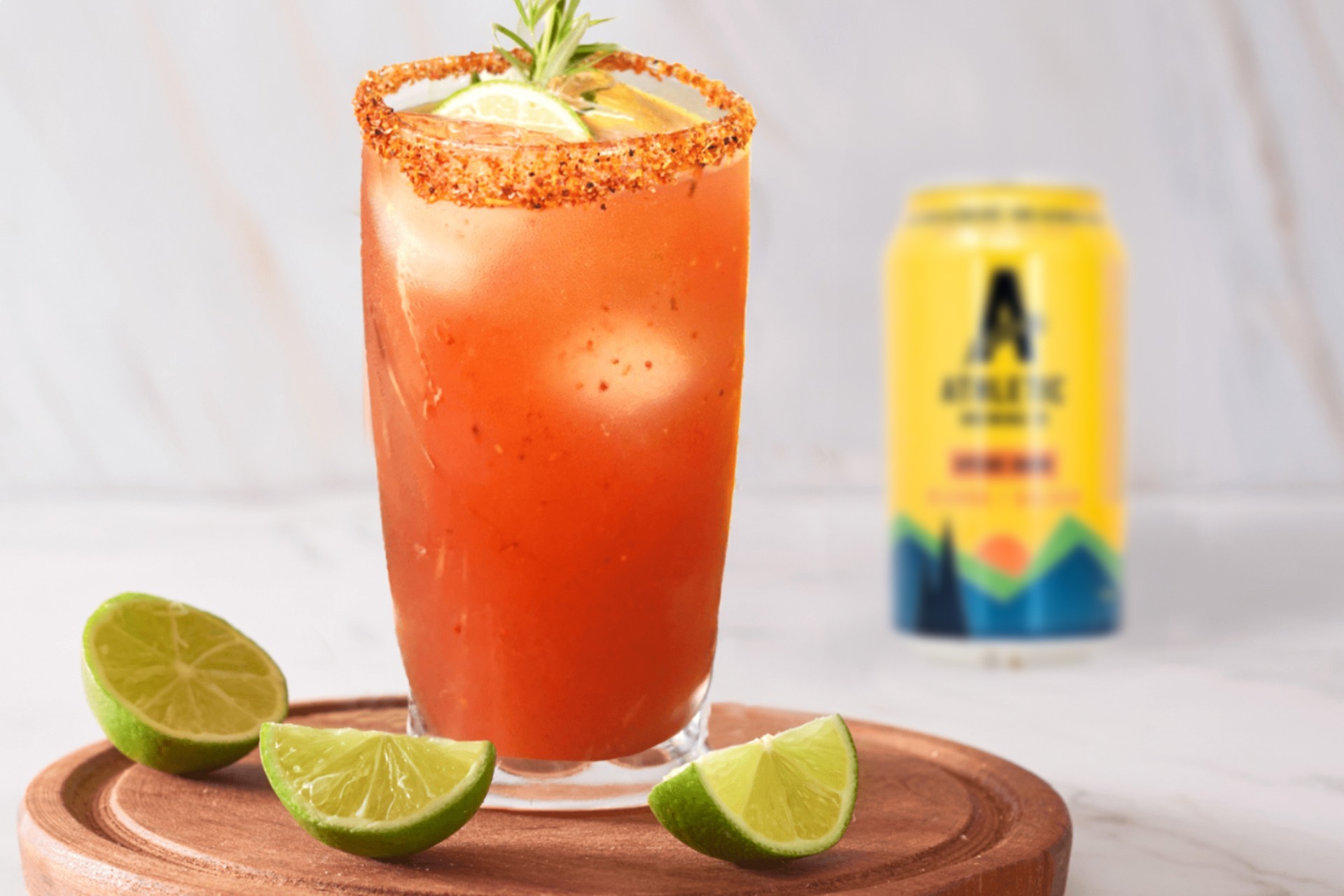 Refreshing Non-Alcoholic Beer Caesar