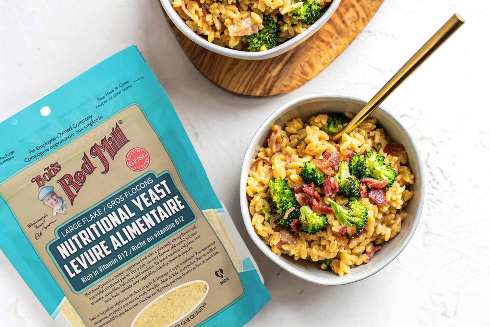 Cheesy Cauliflower-Bacon Rice
