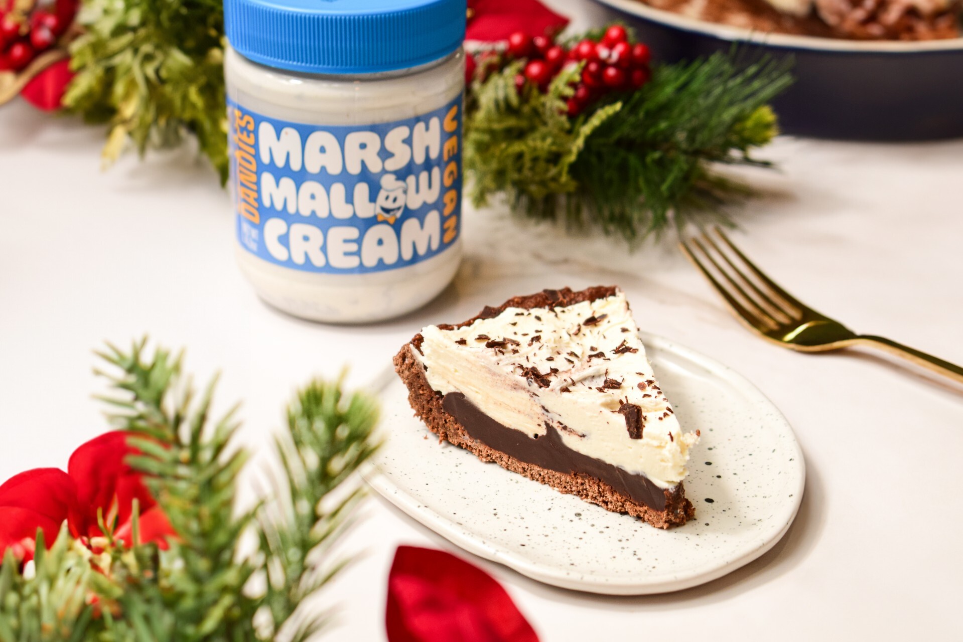 Vegan Chocolate Marshmallow Pie