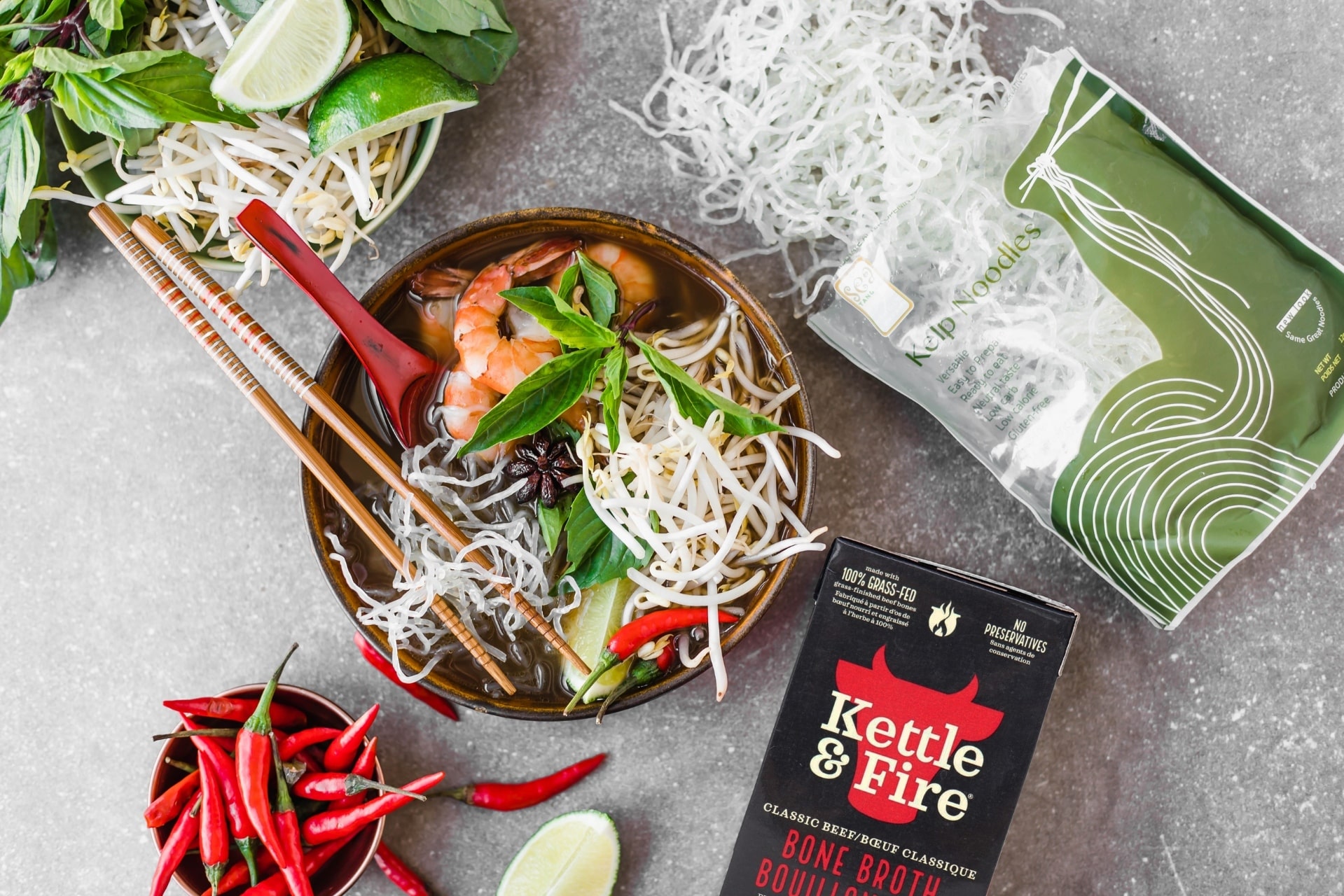 Keto Kelp Noodle Pho