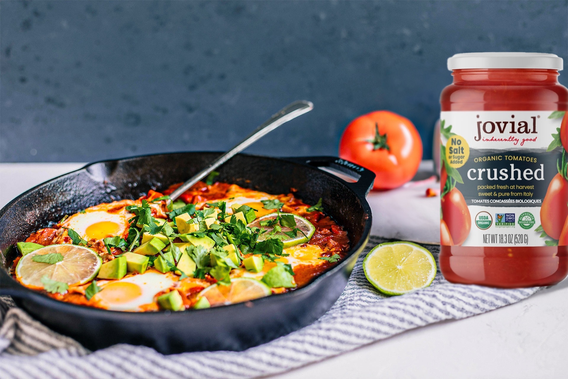 Spicy Muhammara Red Pepper Shakshuka