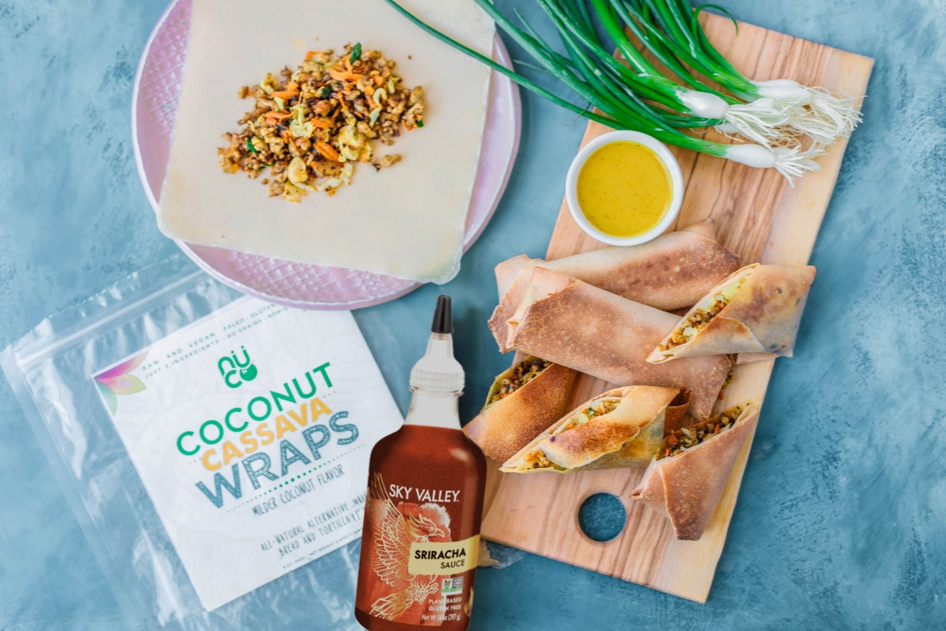 Low Carb Pork & Vegetable Spring Rolls