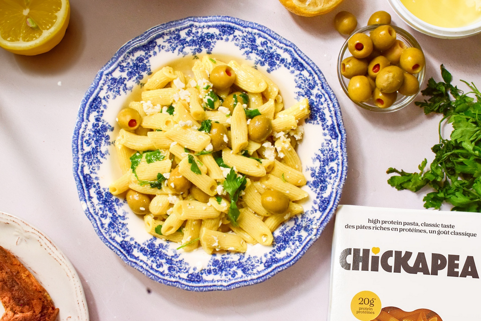 Gluten-Free Dirty Martini Pasta Salad