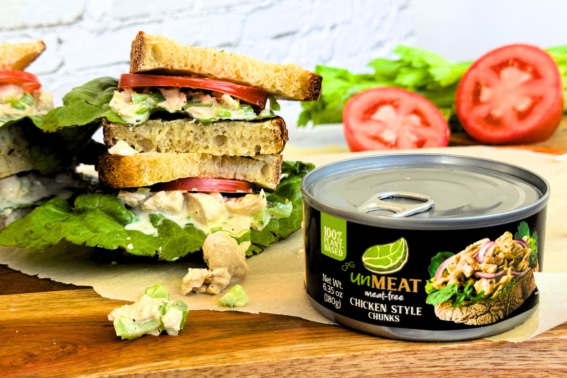 Vegan Chicken Salad Sandwich