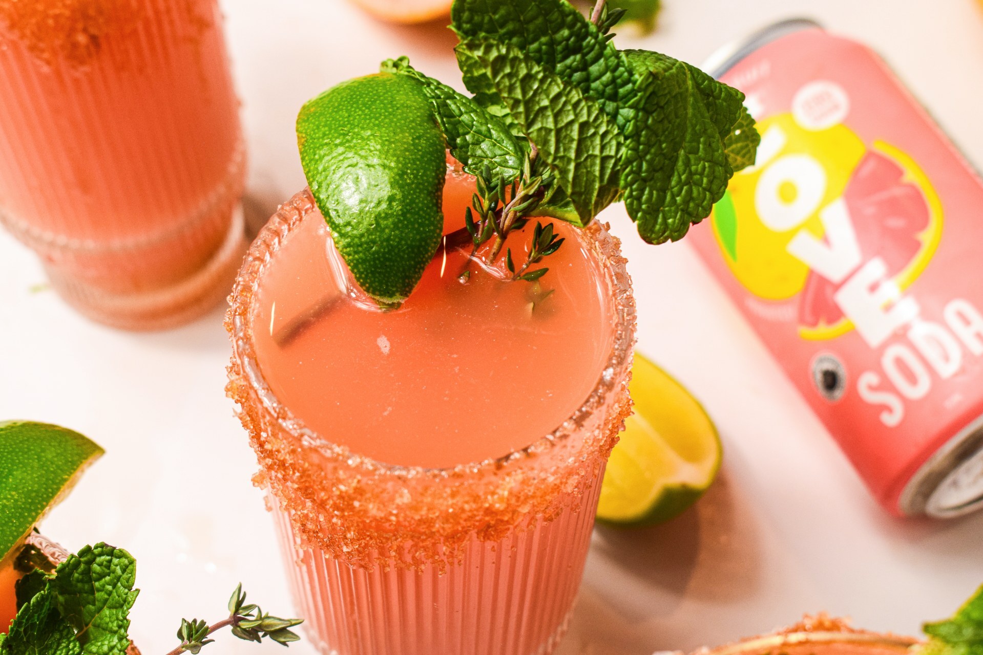 Grapefruit Mojito Mocktail