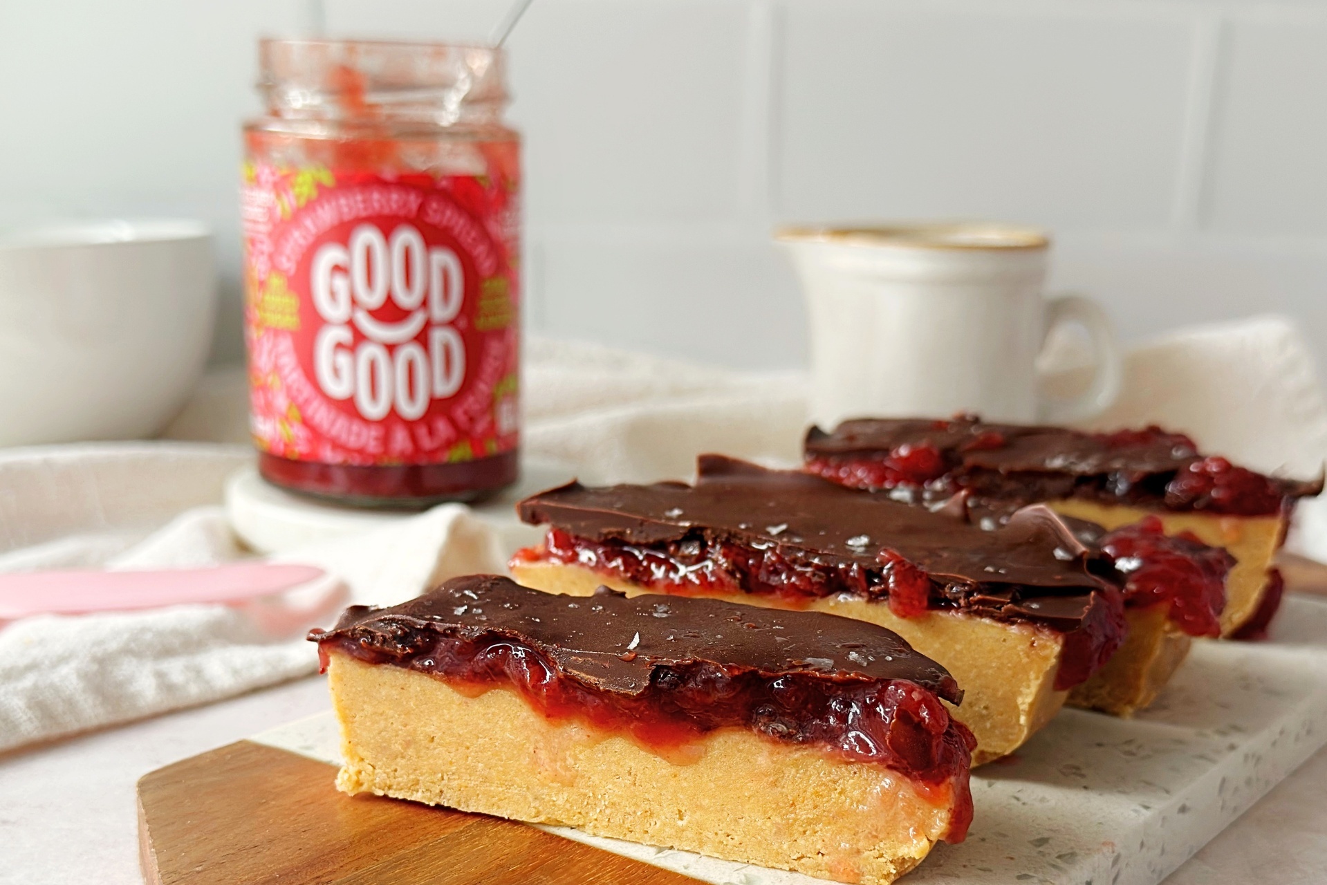 Gluten-Free Peanut Butter and Jelly Bars