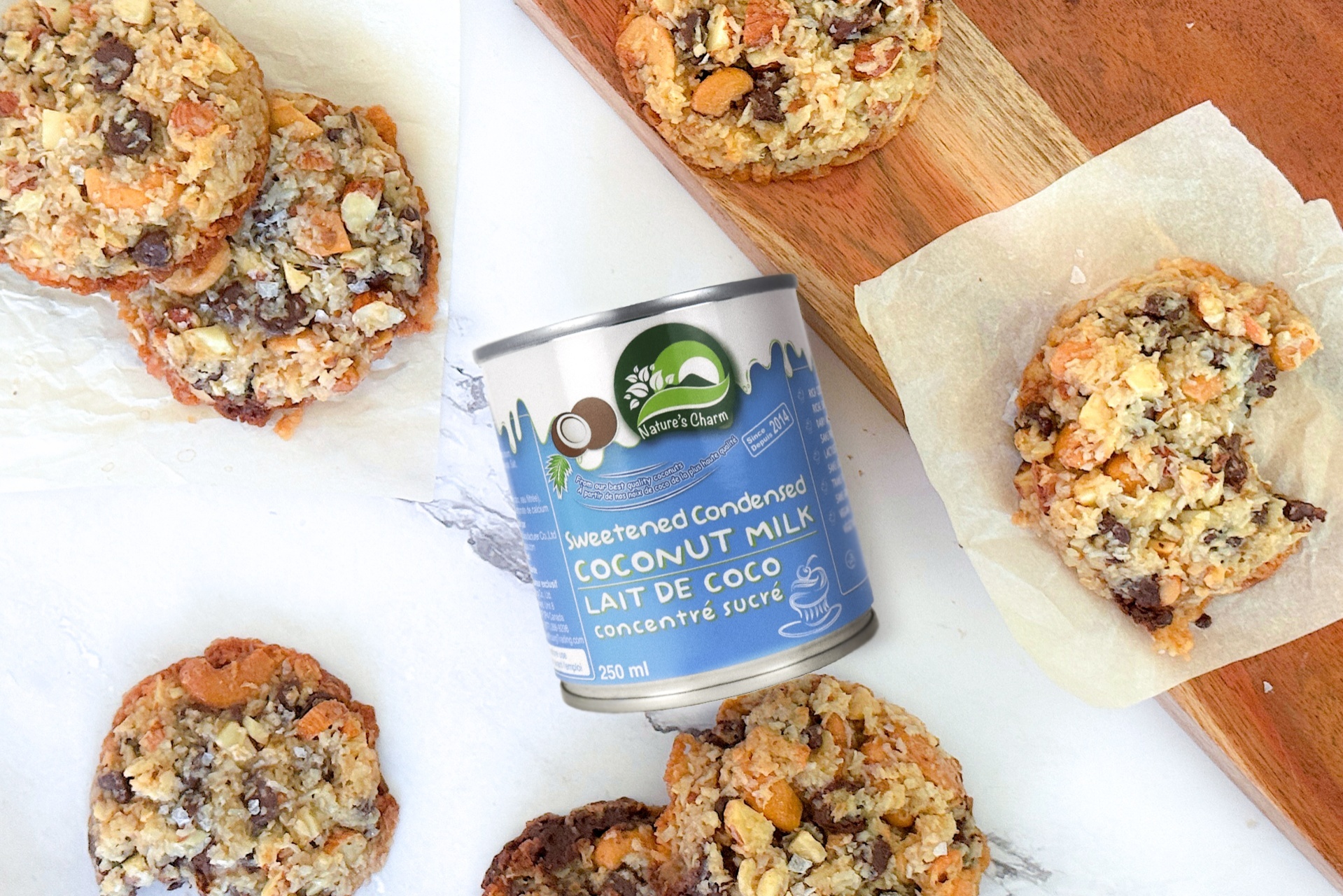 Sweetened Condensed Coconut Milk Magic Cookies