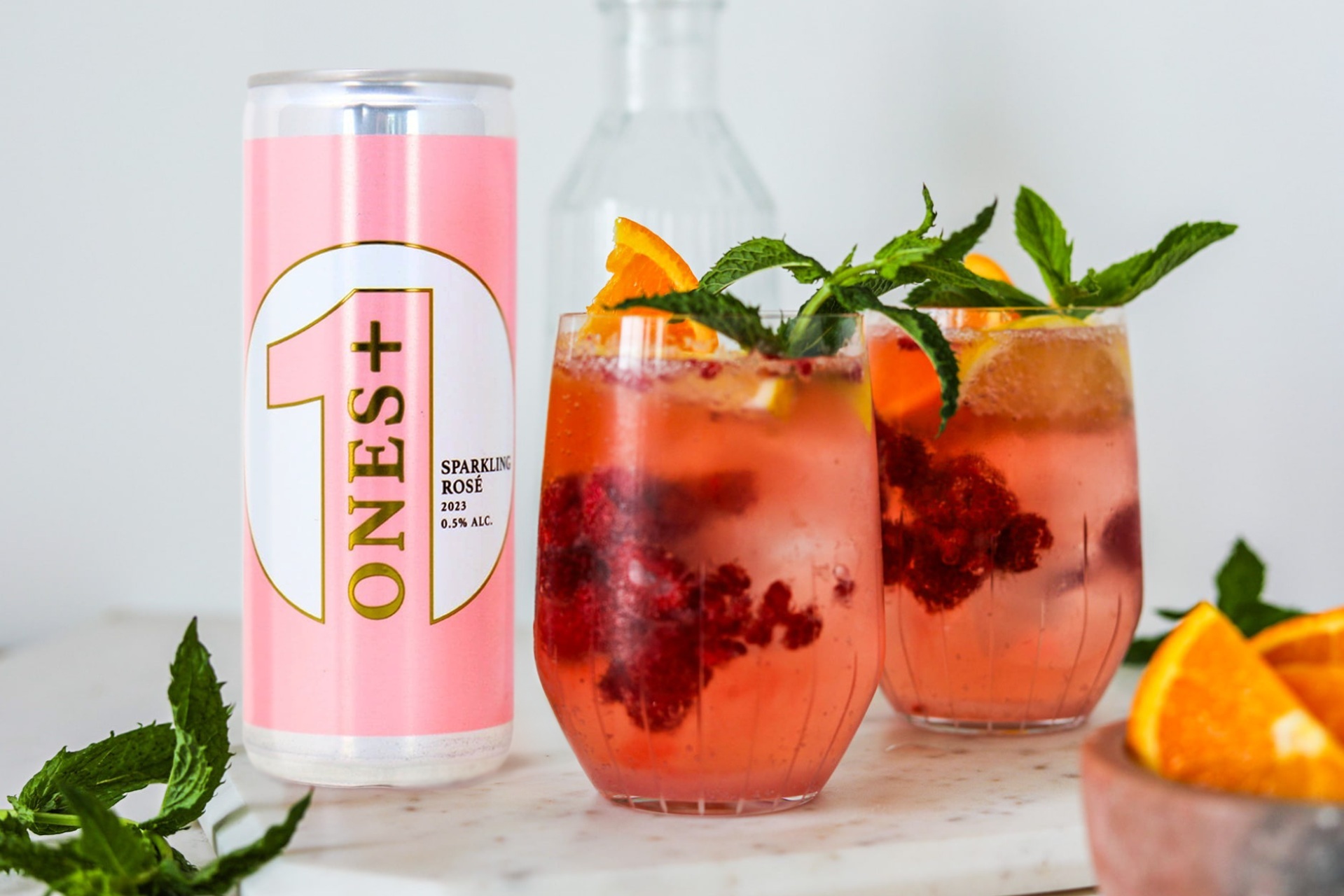 Non-Alcoholic Pink Lemonade Sangria