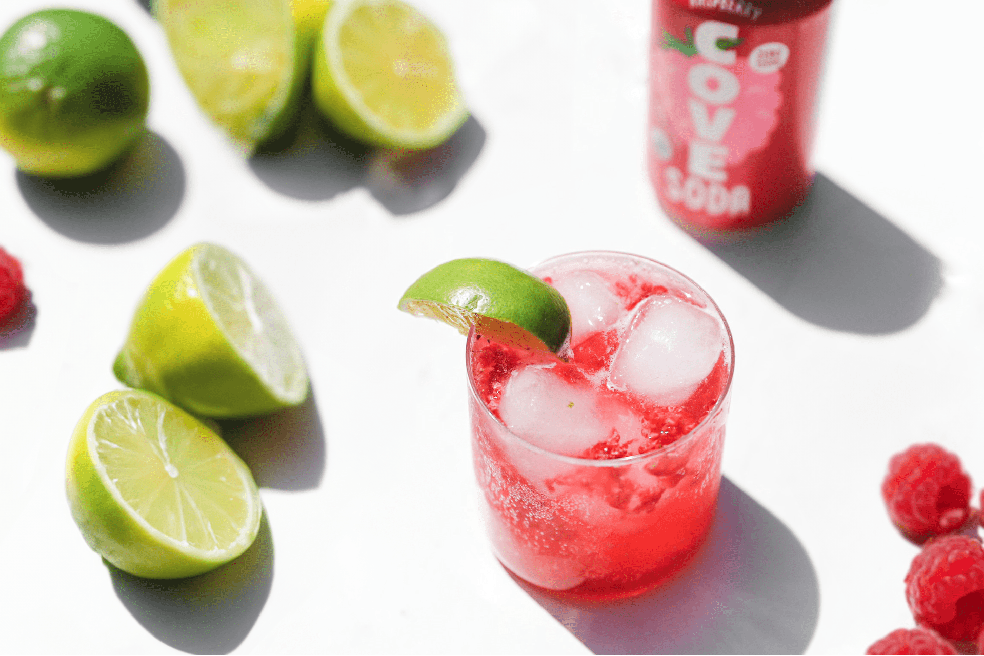 Raspberry Lime Mocktail