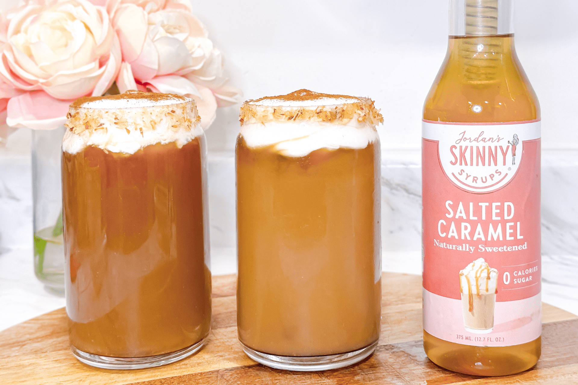 Salted Caramel Cold Brew with Coconut Caramel Cold Foam