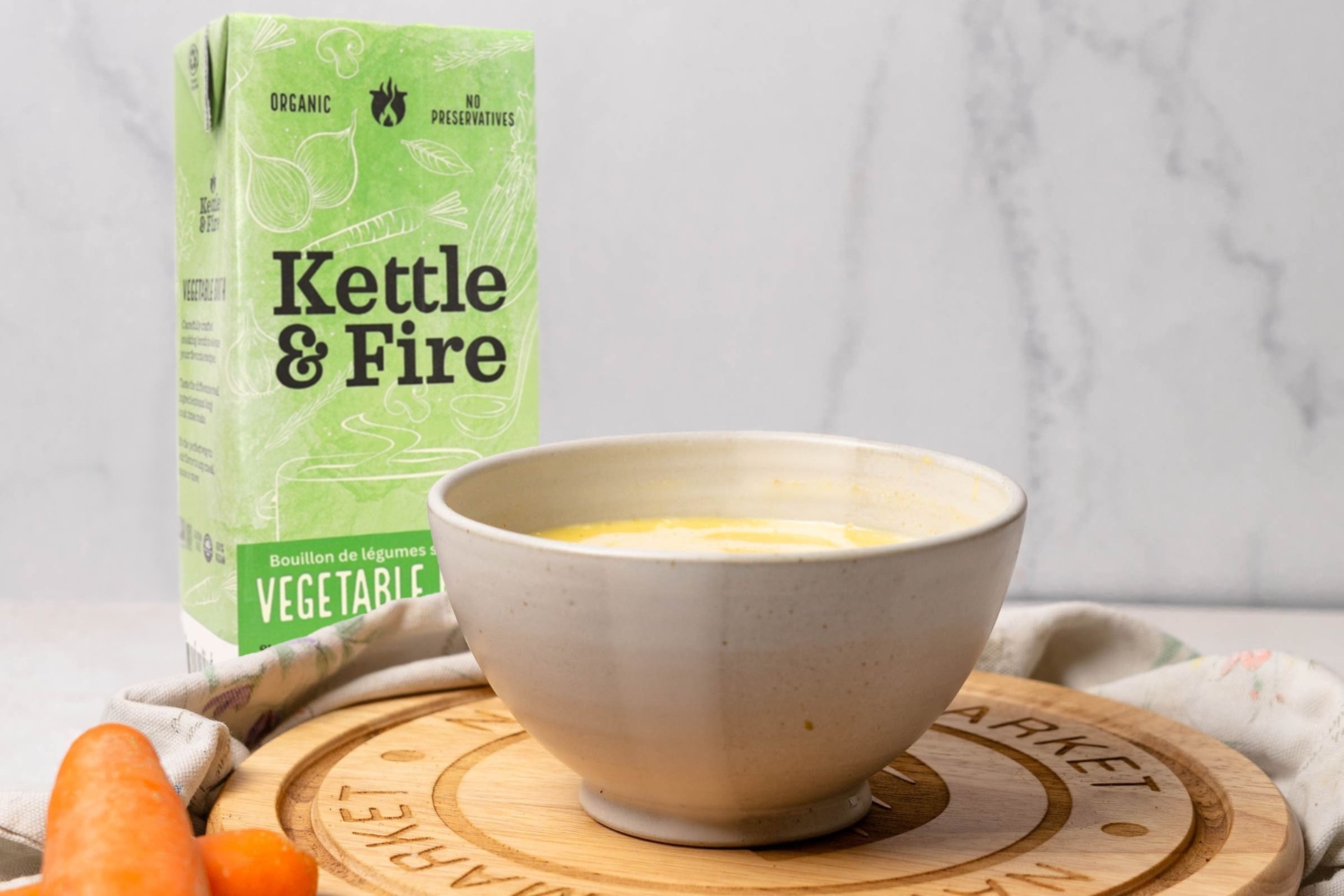 Spiced Carrot and Lentil Soup