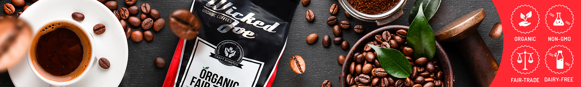 Wicked Joe Organic Coffees At Natura Market