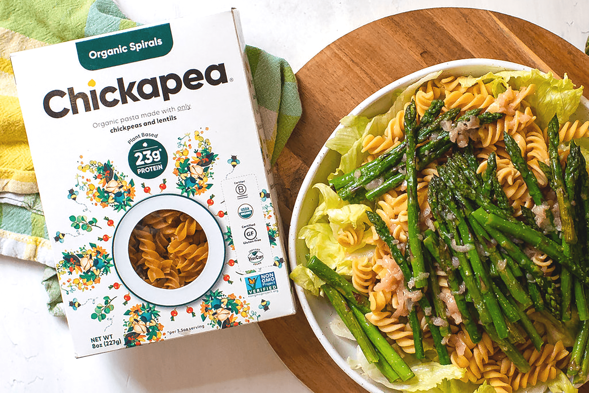 Roasted Asparagus Spiral Salad