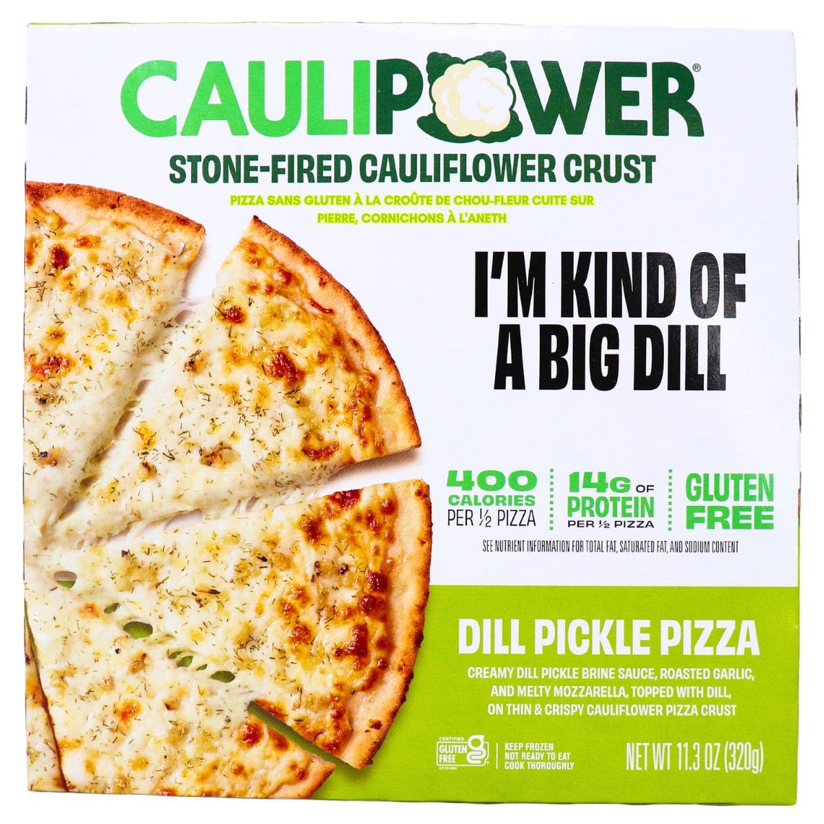 Caulipower Gluten-Free Stone-Fired Cauliflower Crust Pizza Dill Pickle, 320 g