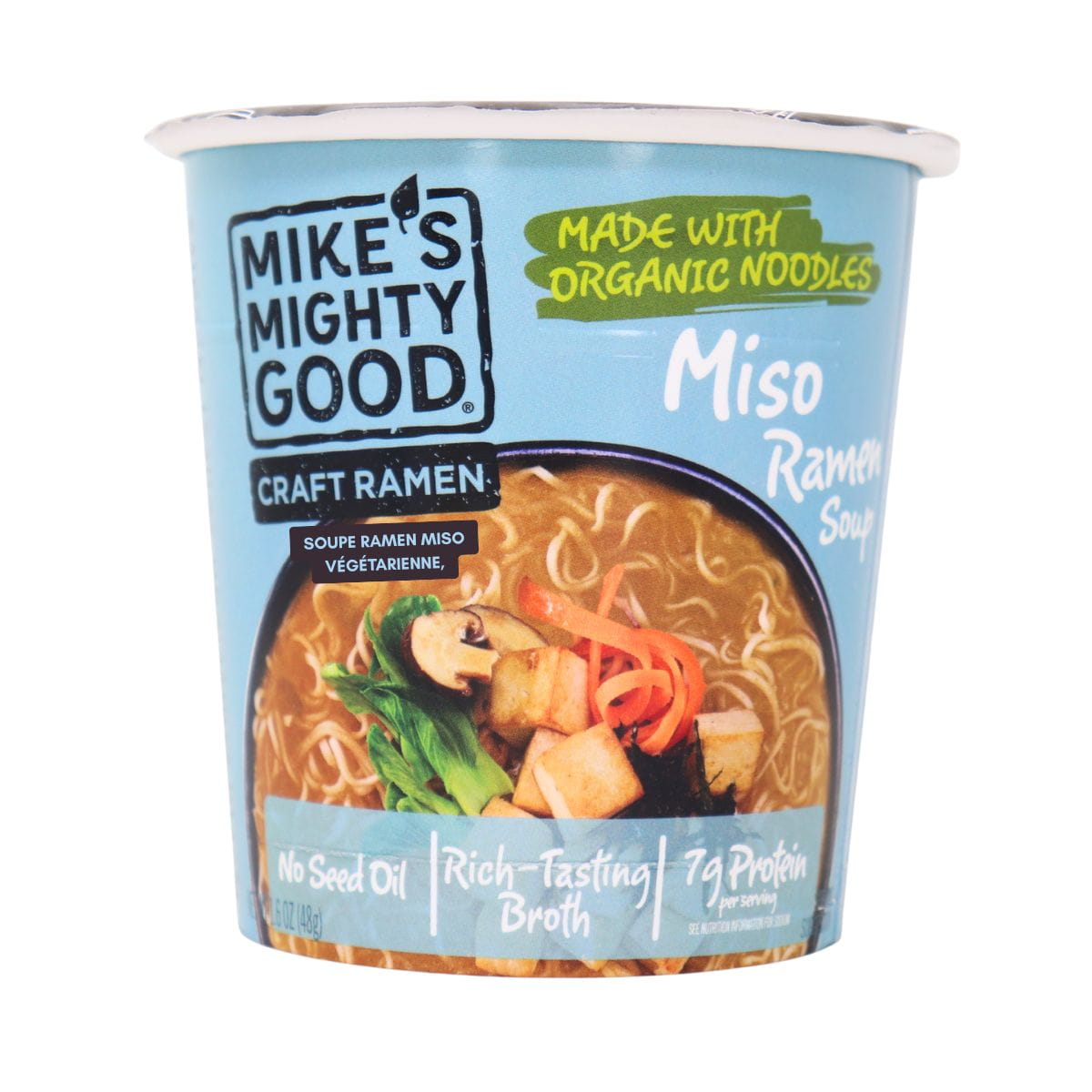 Mike’s Mighty Good Vegetarian Miso Ramen Soup, 48g