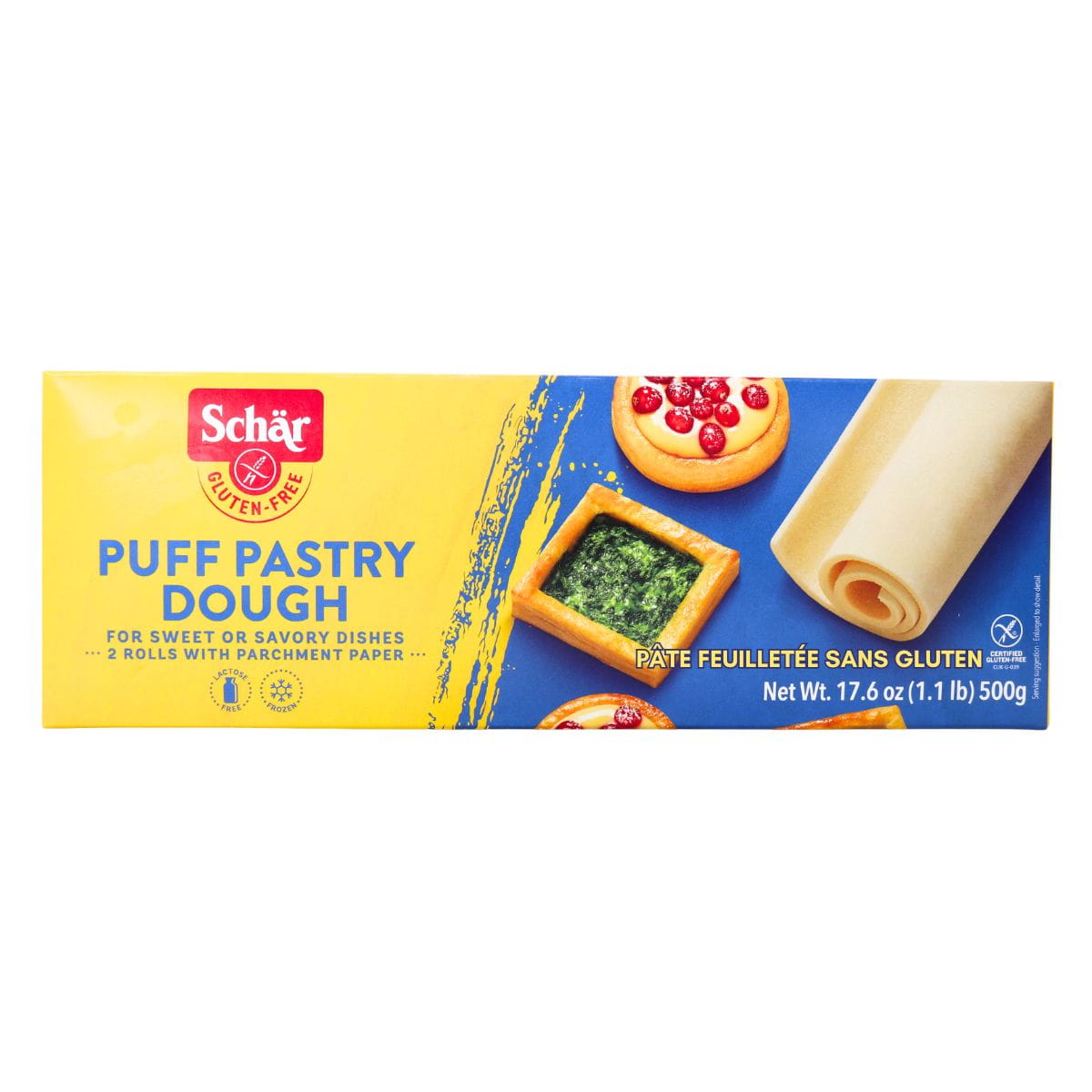 Schär Gluten-free Puff Pastry Dough, 500g