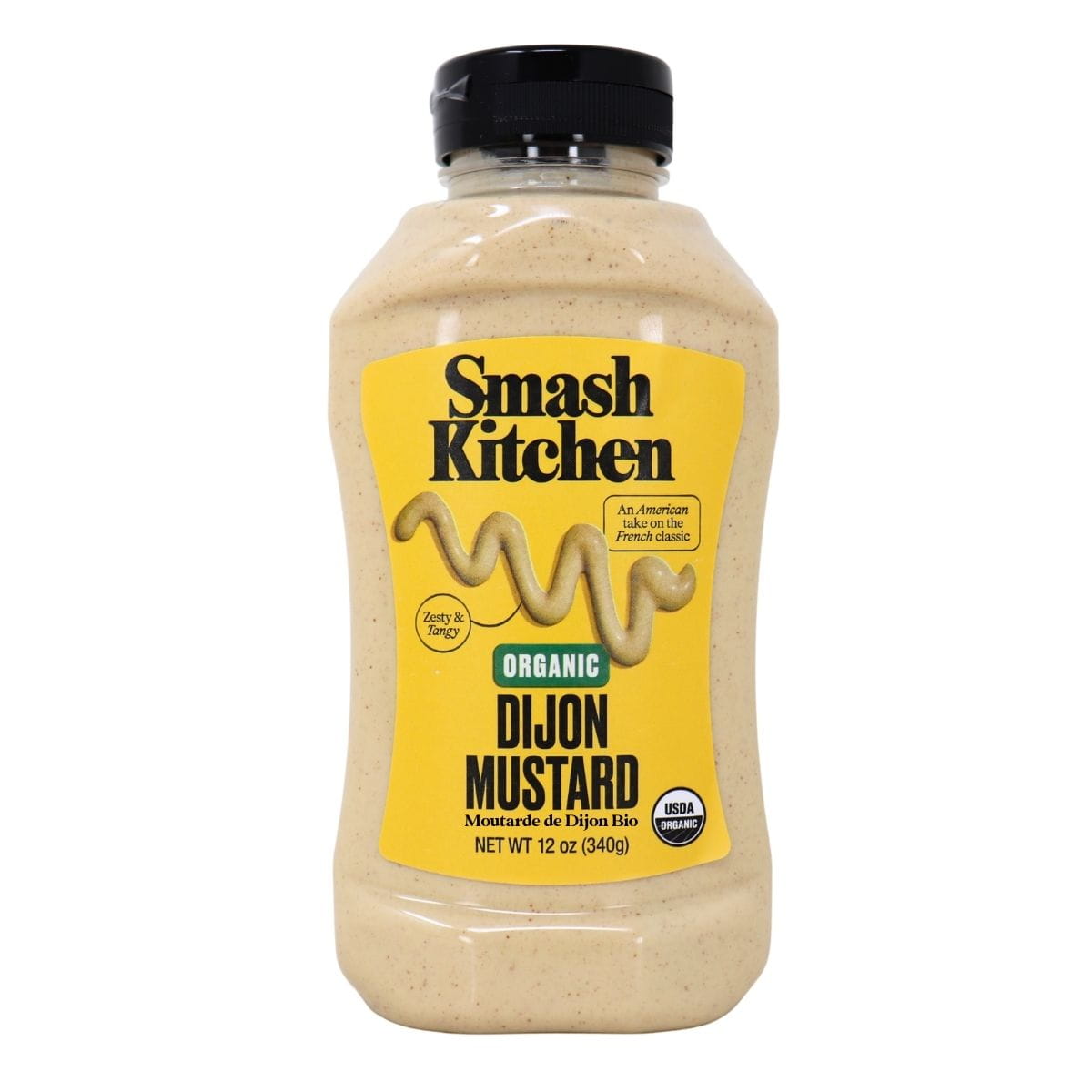 Smash Kitchen Organic Dijon Mustard, 340g