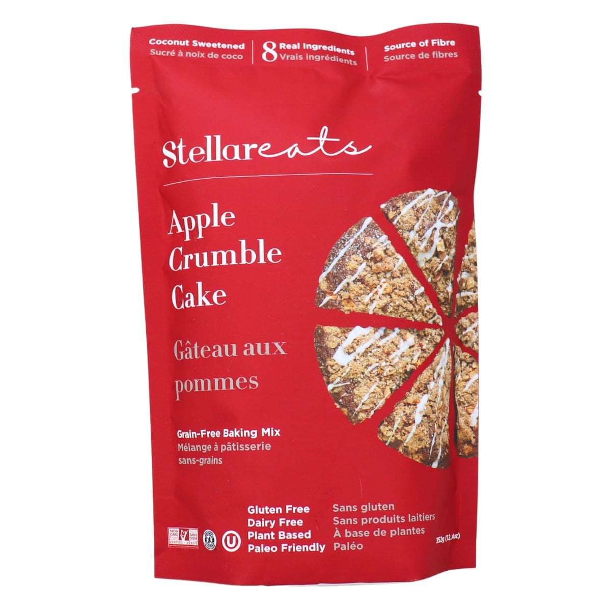 Stellar Eats Grain-Free Apple Crumble Cake Baking Mix, 352 g