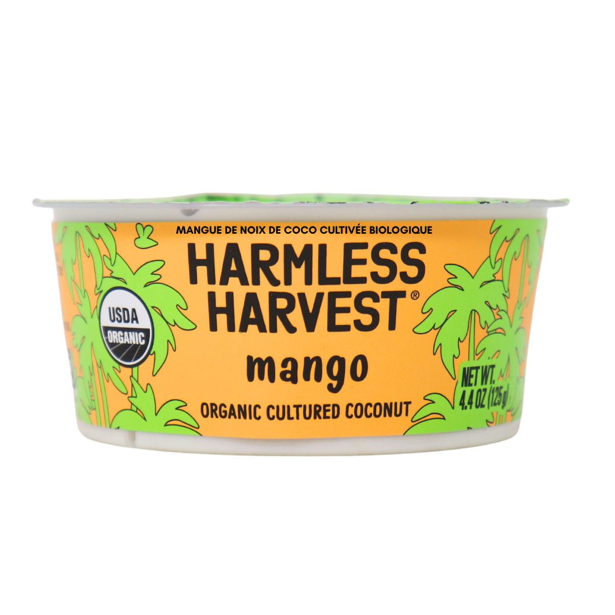 Harmless Harvest Organic Cultured Coconut Mango, 125g