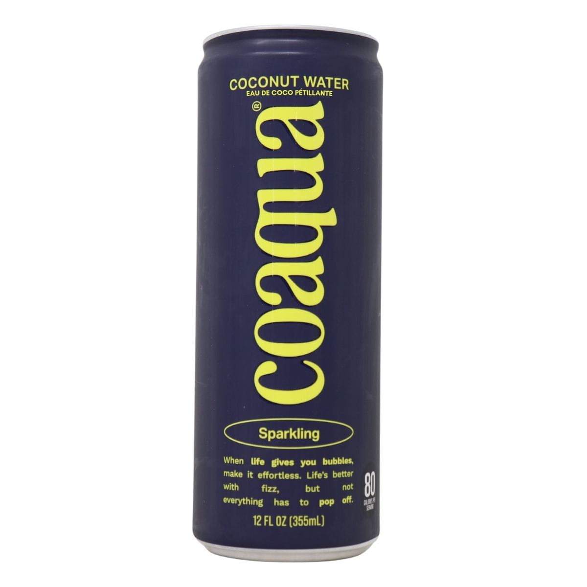 CoAqua Coconut Water Sparkling, 355 mL