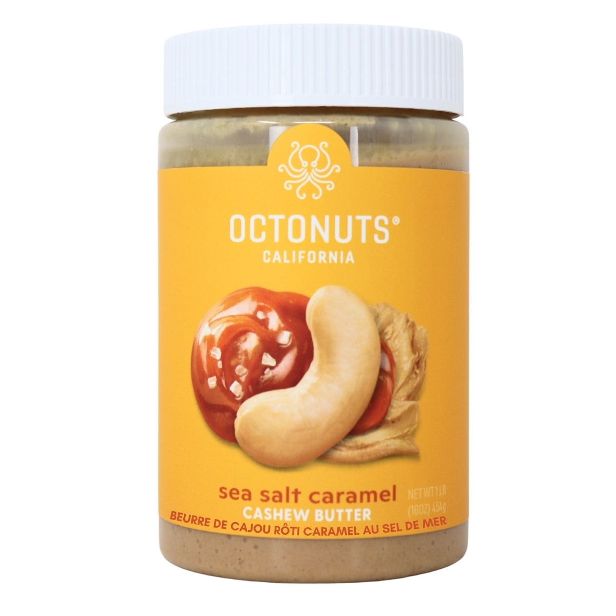 Octonuts Roasted Cashew Butter Sea Salt Caramel, 454 g