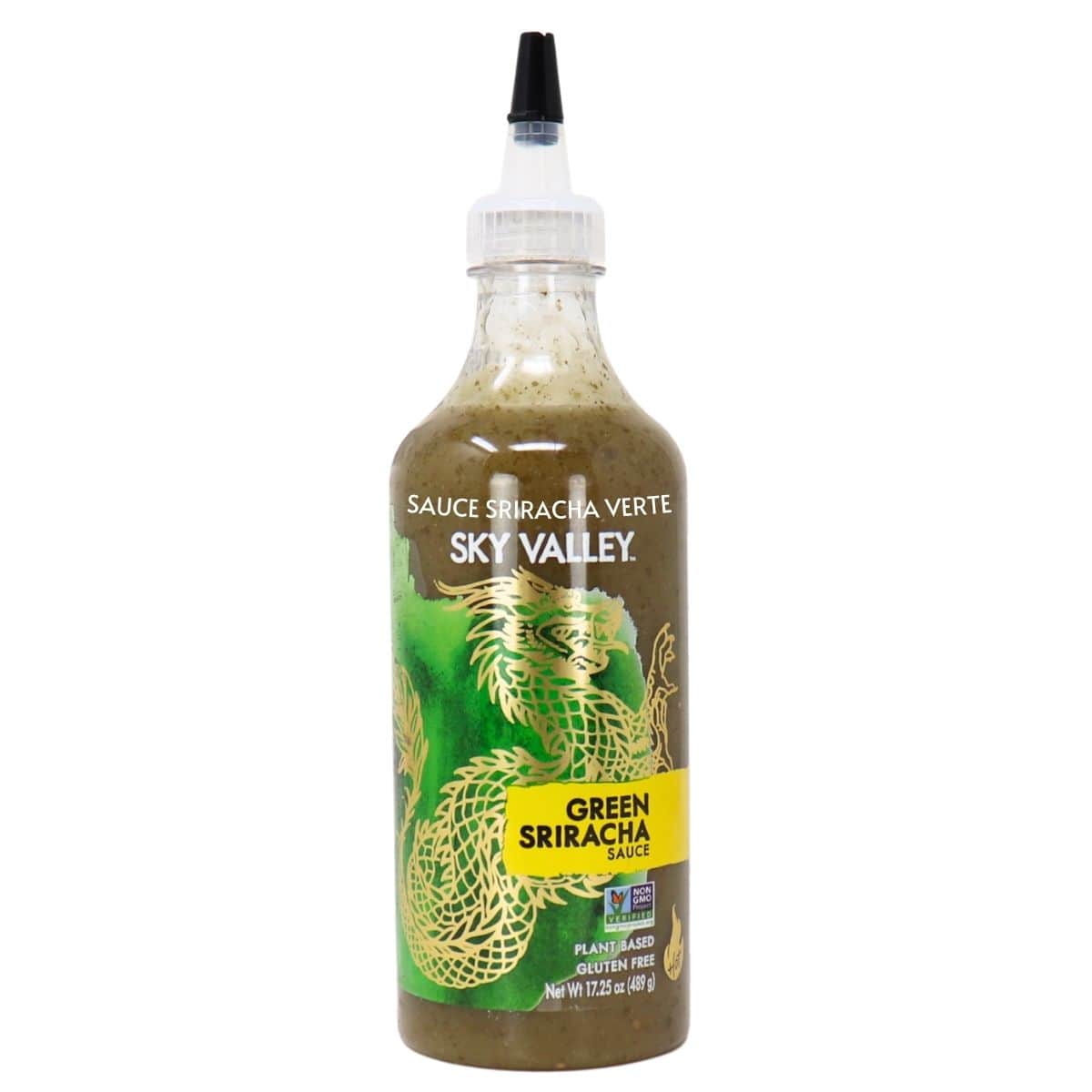 Sky Valley Green Sriracha Sauce, 489g