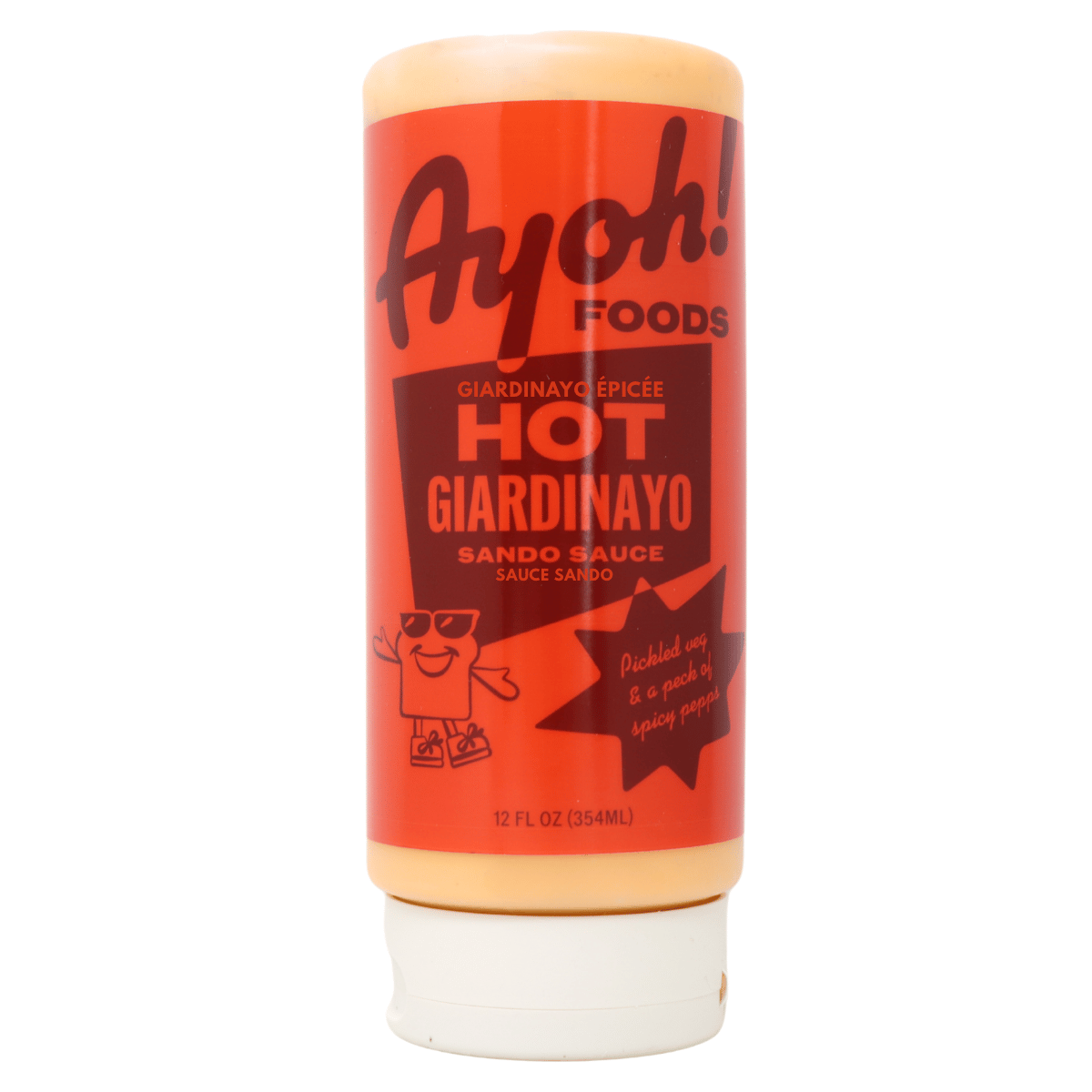 Ayoh! Cage-Free Egg Mayo Sando Sauce Hot Giardinayo, 354 ml