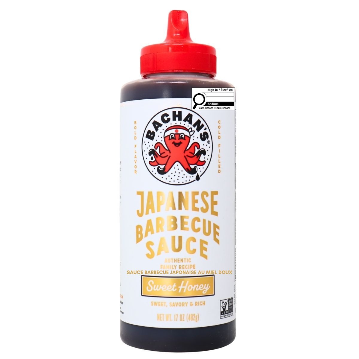 Bachan’s Authentic Japanese Barbecue Sauce Sweet Honey, 482g