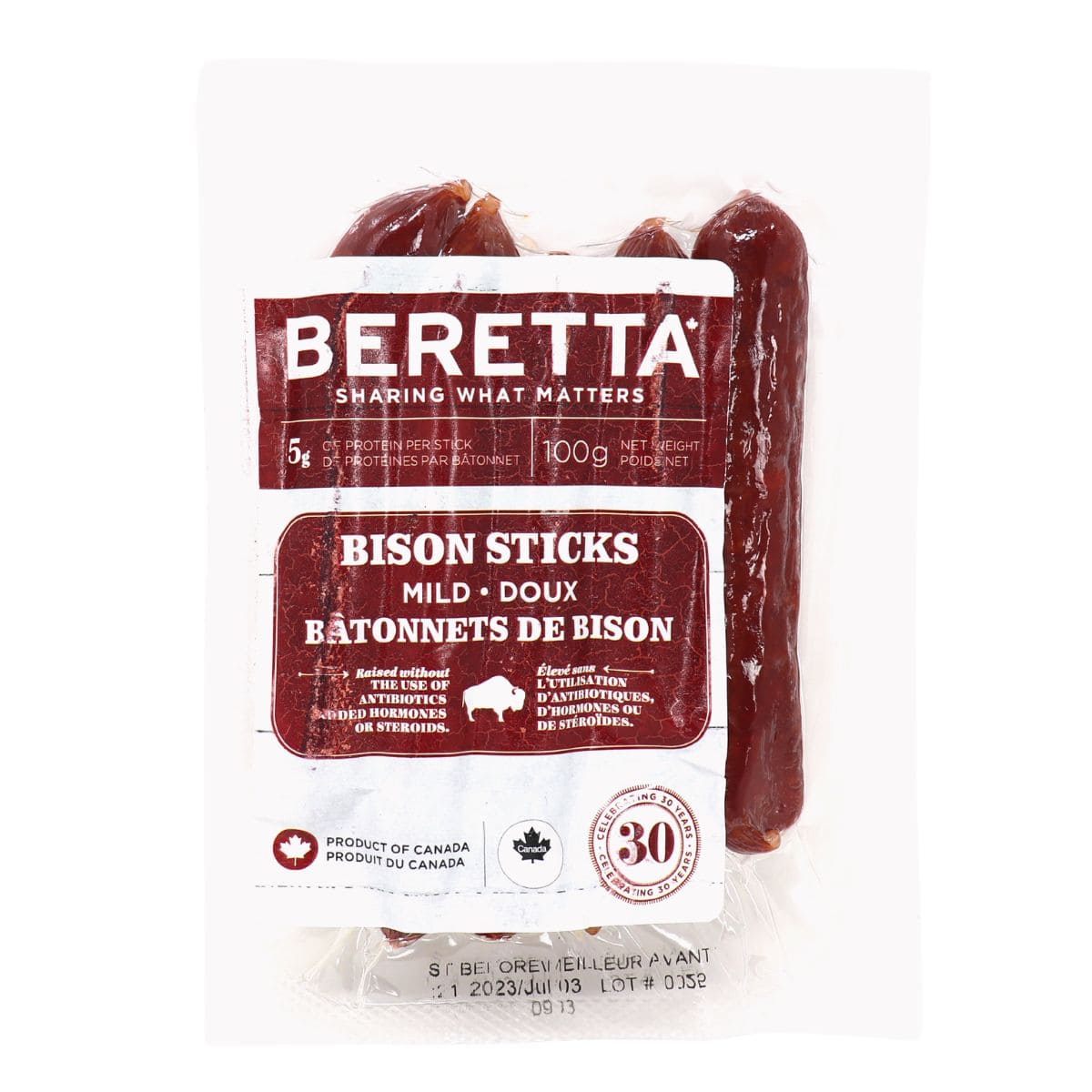 Beretta Bison Sticks Mild, 100g