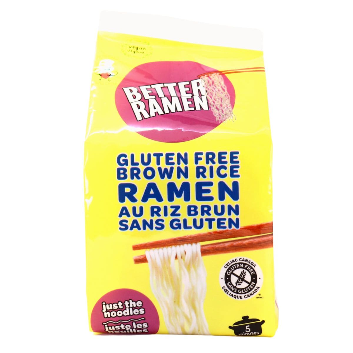 Better Ramen Gluten-Free Brown Rice Ramen Noodles, 4 Packets