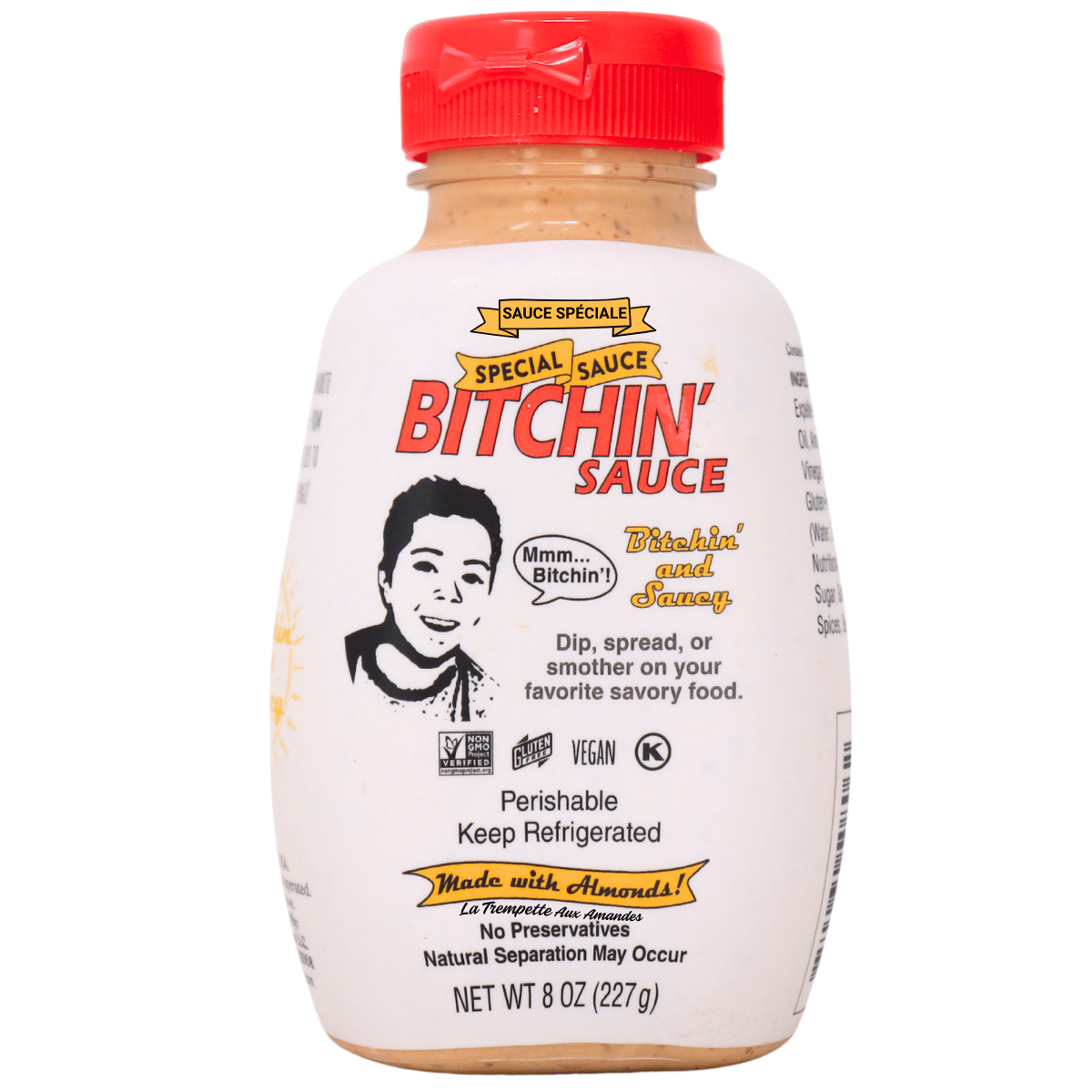 Bitchin' Sauce Almond Dip Squeeze Bottle Special Sauce, 227 g