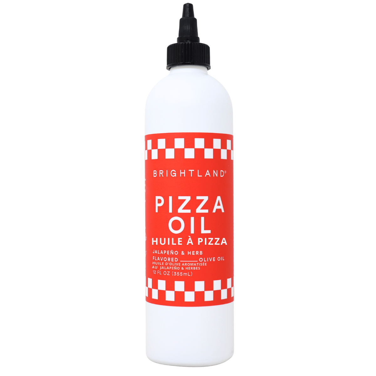 Brightland Pizza Oil Jalapeno &amp; Herb Flavoured Olive Oil, 355 ml