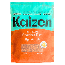 Front of Kaizen Low Carb Rice High Protein Rice Keto Rice Alternative Lupin Rice Spanish Rice