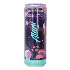 Front of Alani Nu Energy Drink Cosmic Stardust - Healthy Energy Drinks - Best Energy Drink - Low Calorie Energy Drink