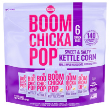 Front of Angie's Boom Chika Pop Sweet & Salty Popcorn Snack Pack