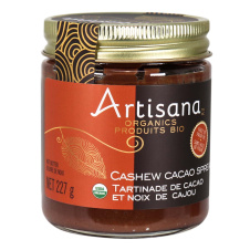 Front of Artisana Organics Cashew Cacao Spread, 227g