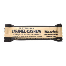 Front of Barebells Protein Bar Cashew Caramel Protein Bar - Barbells Protein Bar Canada - Caramel Protein Bar - Dessert Protein Bar