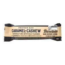 Front of Barebells Protein Bar Cashew Caramel Protein Bar - Barbells Protein Bar Canada - Caramel Protein Bar - Dessert Protein Bar