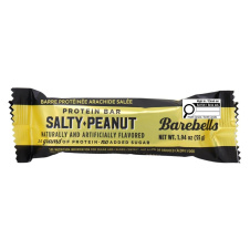 Front of Barebells Protein Bar Salty Peanut - Barbells Protein Bar Canada - Peanut Protein Bars - Dessert Protein Bar