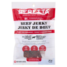 Front of Beretta Beef Jerky Sweet Habanero Chili