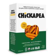 Front of Chickapea Organic Pasta Penne, 227g