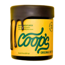 Front of Coop's Handmade Chocolate Hot Fudge Sauce