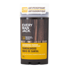 Front of Every Man Jack Sandalwood Deodorant + Antiperspirant Natural Deodorant For Men