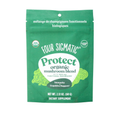 Front of Four Sigmatic Protect Organic Mushroom Blend Supplement Powder