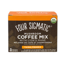 Four Sigmatic Organic Mushroom Coffee Mix with Lion's Mane Think - 10 Packets