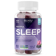 Front of SUKU Vitamins Sugar-Free Gummies Restful Sleep with Melatonin, 60 Gummies