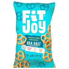 Front of Fit Joy Grain-Free Pretzel Twists with Sea Salt