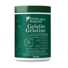 Front of Great Lakes Gelatin Unflavoured, 454g